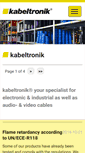 Mobile Screenshot of kabeltronik.de